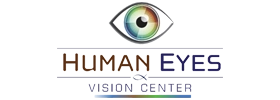 The Human Eyes Vision Center website header logo